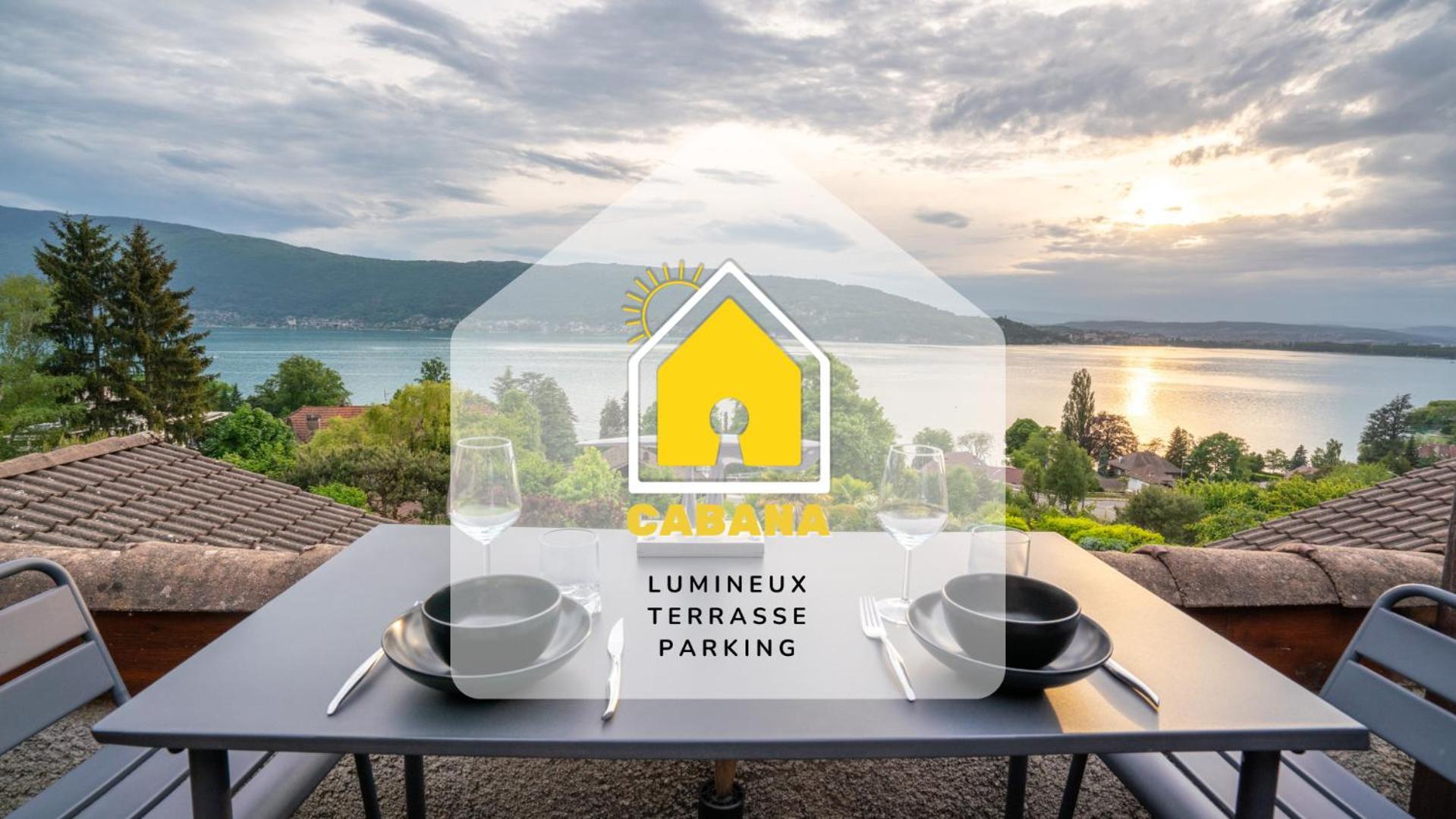 Cabana & Sunset - Terrasse , Parking & Lac Veyrier-du-Lac Luaran gambar